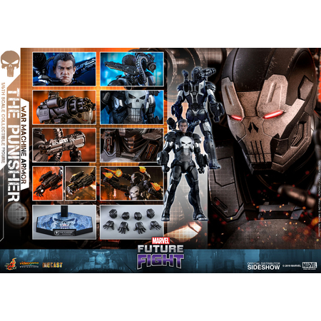 The Punisher War Machine Armor Série Video Game Masterpiece MARVEL Future Fight figurine 1:6 Diecast Hot Toys 904324