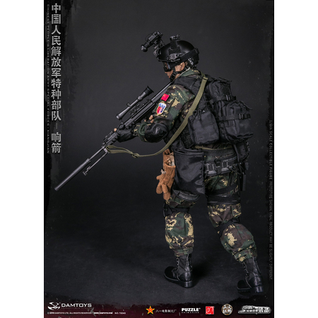 Chinese People's Liberation Army Forces Spéciales Xiangjian figurine 1:6 Dam Toys 78048