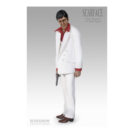 Scarface figurine 12 po version Habit brun Sideshow Collectibles 3404