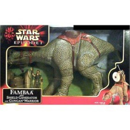 Star Wars Épisode I FAMBAA avec générateur de bouclier et Guerrier Gungan Hasbro 84369