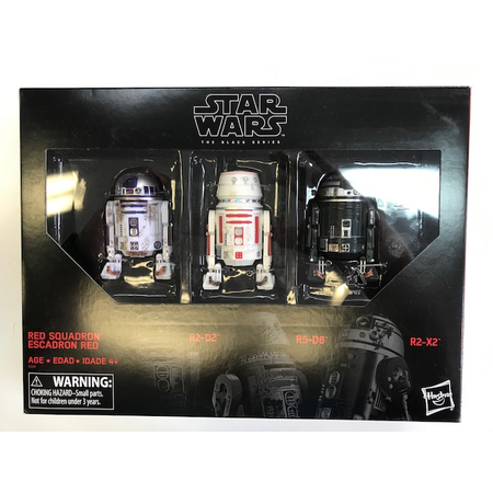 Star Wars The Black Series 6-inch - Red Squadron (R2-D2, R5-D8, R2-X2) 3-pack Hasbro