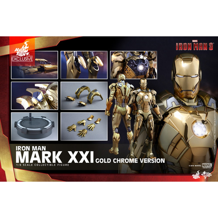 Iron Man 3 Iron Man Mark XXI (21) Midas Exclusif figurine 1:6 Hot Toys MMS208