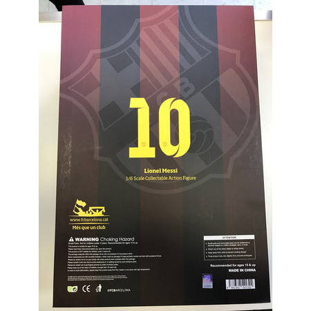 Lionel Messi no 10 Soccer player FC Barcelone 1:6 figure ZCWO ZC204