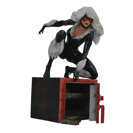 Marvel Gallery Black Cat Comic PVC Diorama 9-inch