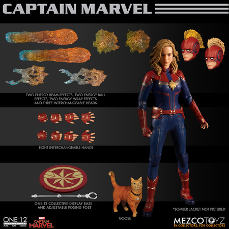 One-12 Collective Marvel Captain Marvel Mezco Toyz