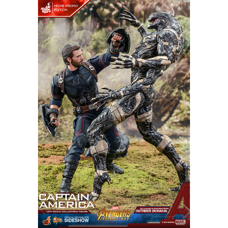 Avengers: Infinity War Captain America Movie Promo Edition 1:6 figure Hot Toys MMS481 9034301