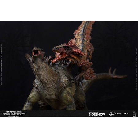 Gigantspinosaurus et Inner Mongolia Velociraptor Dam Toys 904604