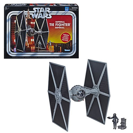 Star Wars The Vintage Collection Imperial Tie Fighter with Tie Fighter Pilot Hasbro Exclusive