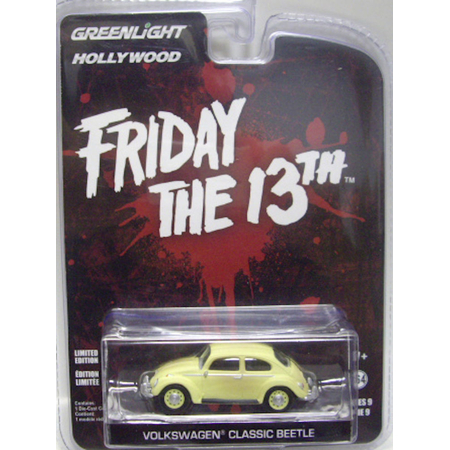 Friday the 13th Volkswagen Classic Beetle 1:64 édition limitée Série 9 Greenlight Hollywood 44690-D