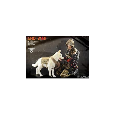 Doomsday End War Death Squad U Umir et chien figurines 1:6 Flagset 73022