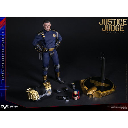 Justice Judge  (Stallone) I am the Law figurine 1:6 Virtual Toys VM023
