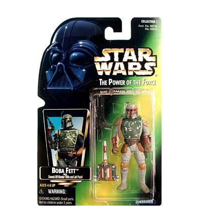 Star Wars Power of the Force - Boba Fett with Sawed-Off blaster and Jet Pack Hasbro