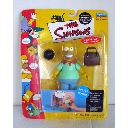 Simpsons Pin Pal Homer figurine Playmates 99193
