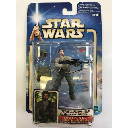 Star Wars Saga Attack of the Clone - Endor Rebel Soldier with beard Hasbro