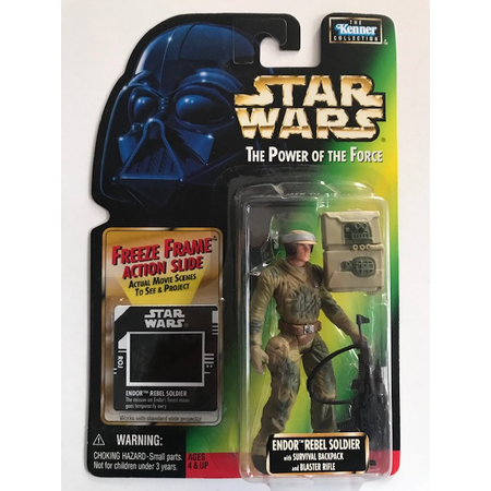 Star Wars Power of the Force (Freeze Frame) - Endor Rebel Soldier Hasbro