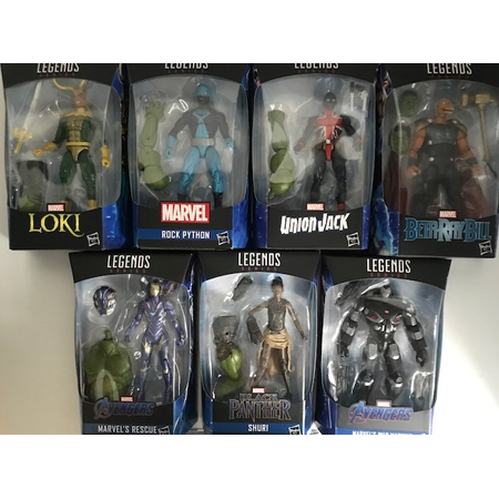 Marvel Legends Avengers Hulk BAF Series Set of 7 Figures