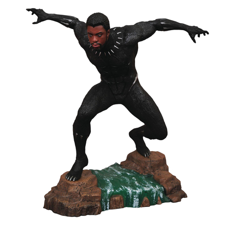Marvel Gallery Black Panther Movie Black Panther Unmasked PVC Diorama 9-inch