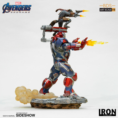 Iron Patriot & Rocket Avengers Endgame Statue 1:10 Iron Studios 904830