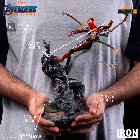 Iron Spider VS Outrider Statue 1:10 Iron Studios 904782