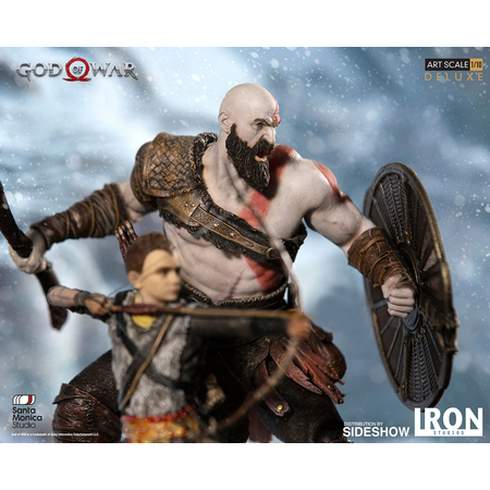 Kratos & Atreus Deluxe Statue 1:10 Iron Studios 904724