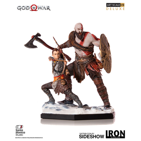 Kratos & Atreus Deluxe Statue 1:10 Iron Studios 904724