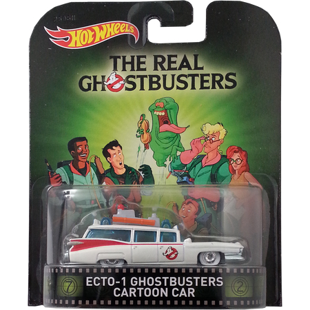 The Real Ghostbusters Ecto-1 Cartoon Car Hot Wheels CFR31-D718
