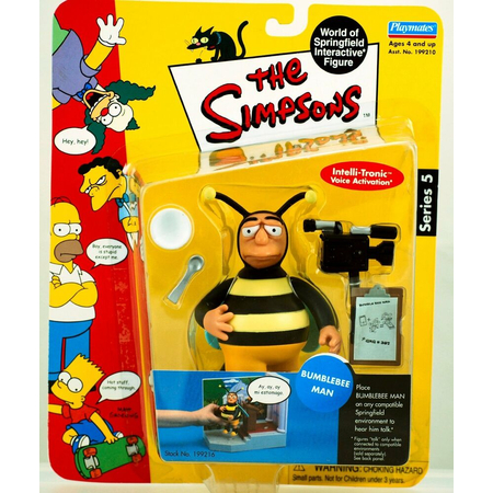 Simpsons Série 5 Bumblebee Man figurine Playmates Toys 199216
