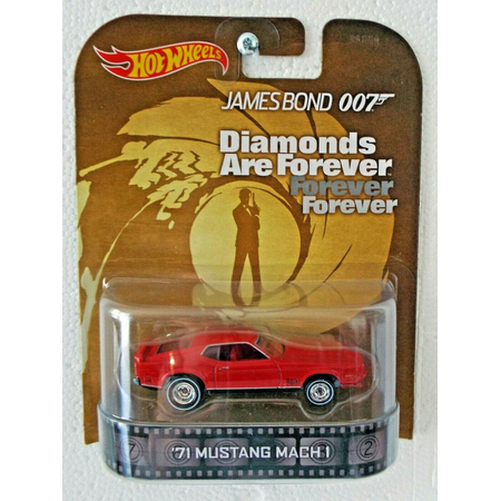 James Bond Diamonds are forever '71 Mustang MACH 1 Hot Wheels BDV01-0719