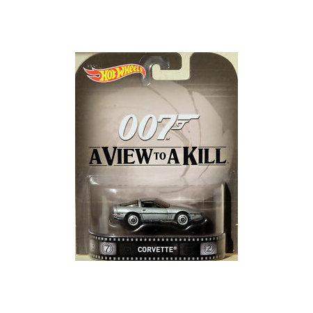James Bond A View to a Kill Corvette Hot Wheels CFR21-D718