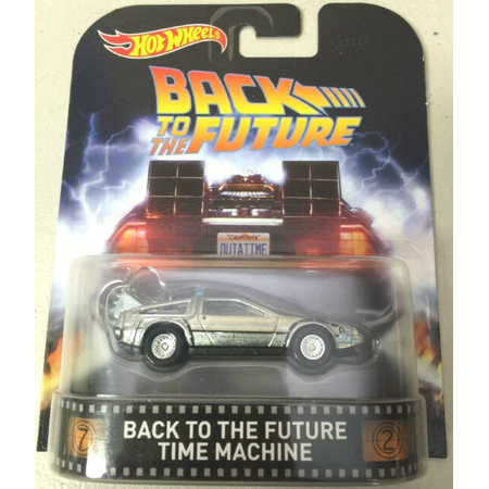 Back to the Future Time Machine De Lorean Hot Wheels DJF49-D718