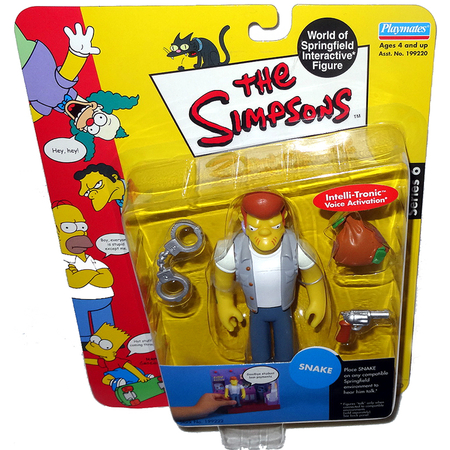 Simpsons Série 6 Snake figurine Playmates Toys 199222