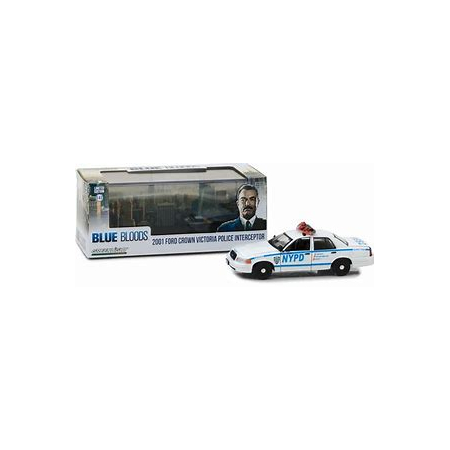 Blue Bloods Ford Crown Victoria 2001 Police Interceptor 1:43 Greenlight 86519