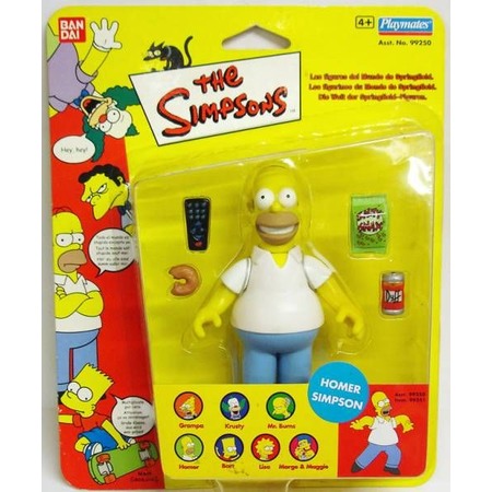 Simpsons Homer Simpson figurine Playmates 99101