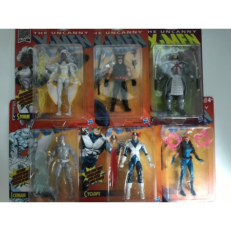 Marvel Legends X-Men Retro Wave 1 Set of 6 Figures Hasbro