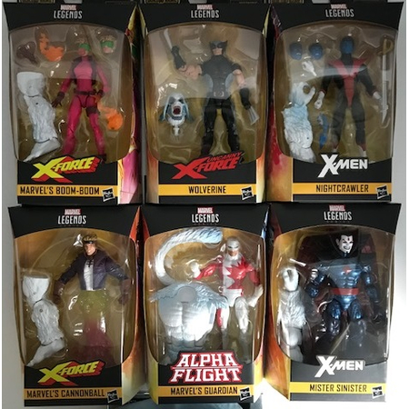 Marvel Legends X-Men Wendigo BAF Series Set of 6 Figures Hasbro