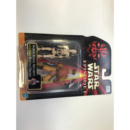 ​Star Wars Episode I The Phantom Menace - Naboo Royal Security with Battle Droid Hasbro​