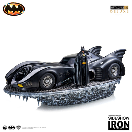 Batman & Batmobile Ensemble de collection de Luxe 1:10 Iron Studios 905009