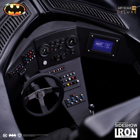 Batman & Batmobile Ensemble de collection de Luxe 1:10 Iron Studios 905009