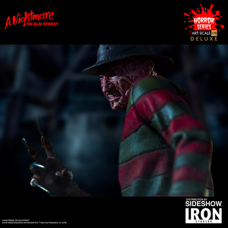 ​Freddy Krueger Deluxe Statue  A Nightmare on Elm Street - Art Scale 1:10 by Iron Studios 904956​