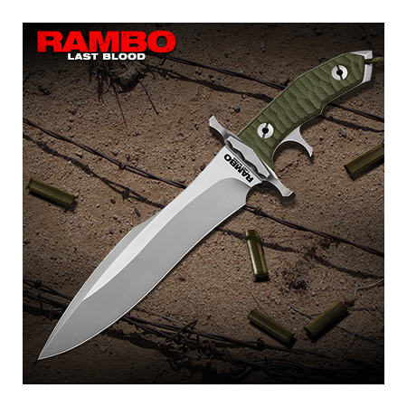 Rambo La Dernière Mission couteau Heartstopper Hollywood Collectibles GroupRambo La Dernière Mission couteau Heartstopper Hollywood Collectibles Group