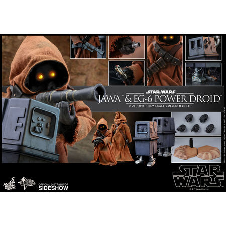 Jawa & EG-6 Power Droid figurines 1:6 Hot Toys 904942