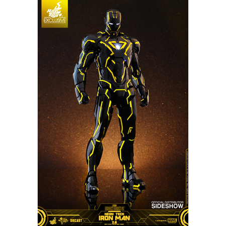 Marvel Neon Tech Iron Man 2_0 Diecast EXCLUSIVE 1:6 figure Hot Toys 904407 MMS523-D29