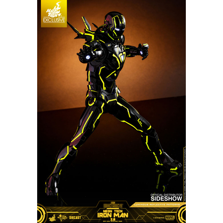 Neon Tech Iron Man 2_0 Diecast EXCLUSIF figurine 1:6 Hot Toys 904407 MMS523-D29