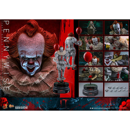 Ça (Chapitre 2) - Pennywise figurine 1:6 Hot Toys 904949 MMS555