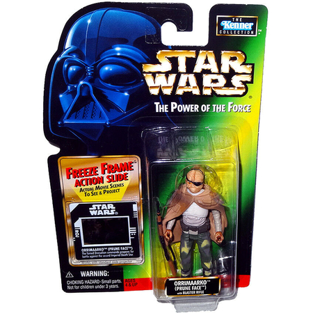Star Wars Power of the Force - Orrimaarko Prune Face with Blaster Rifle Hasbro