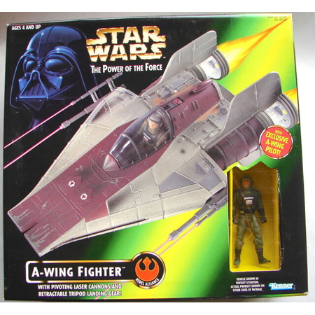 Star Wars Power of the Force - A-Wing Fighter Hasbro