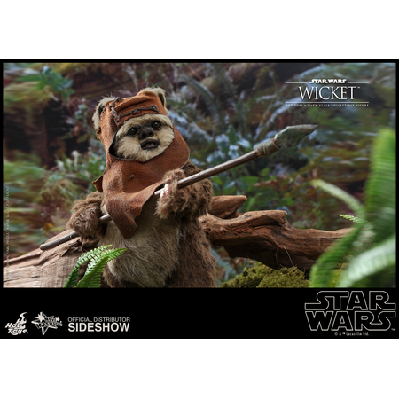 Wicket 12 inch Figure by Hot Toys Star Wars Episode VI: Return of the Jedi 904975