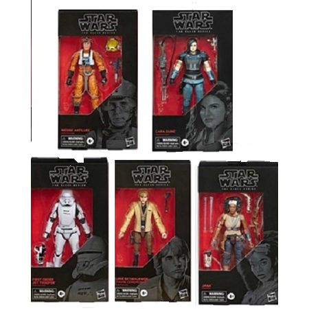Star Wars The Black Series 6 pouces Série 23 Ensemble de 5 Figurines Hasbro