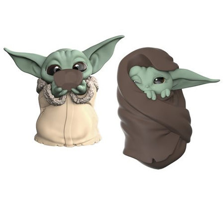 Star Wars The Mandalorian (The Child) Baby Bounties Soup & Blanket 2 1/2-inch 2-pack Mini-Figures Hasbro