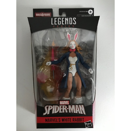Marvel Legends Spider-Man - White Rabbit 7-inch scale action figure (BAF Demogoblin) Hasbro